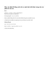 Bài 1 trang 13 sgk đại số 10