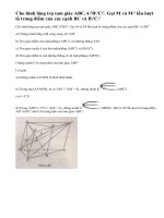 Bài 2 trang 71 sách giáo khoa hình học lớp 11