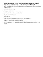 Bài 2 trang 13 sgk đại số 10