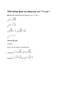 Bài 36 trang 20 sgk toán 9 - tập 1