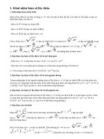 Lý thuyết hàm số lũy thừa