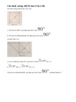 Bài 1 trang 19 sách giáo khoa hình học lớp 11