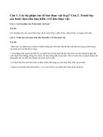 Bài 1, 2 trang 22 SGK Sinh 6