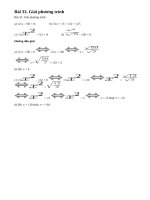 Bài 33 trang 19 sgk toán 9 - tập 1