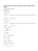 Lý thuyết về giới hạn của dãy số.