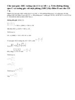 Câu 5 trang 26 sgk hình học 12