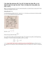 Bài 2 trang 18 sgk hình học 12