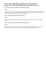 Bài 1, 2, 3 trang 33 SGK Sinh 6