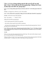 Bài 1, 2, 3 trang 72 SGK Sinh 6