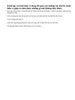 Lý thuyết kính lúp, kính hiển vi và cách sử dụng