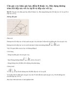 Bài 29 trang 116 sgk toán 9 - tập 1