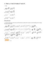 Bài 1 trang 55 sgk giải tích 12