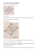 Bài 4 trang 18 sgk hình học 12