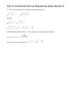 Bài 21 trang 19 sgk toán 9 tập 2