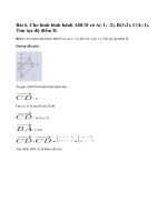 Bài 6 trang 27 sgk hình học lớp 10