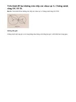 Bài 33 trang 119 sgk toán 9 - tập 1