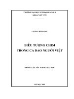 Biểu tượng chim trong ca dao người việt