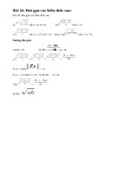 Bài 34 trang 19 sgk toán 9 - tập 1