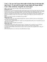 Bài 1, 2, 3 trang 43 sgk sinh học 7