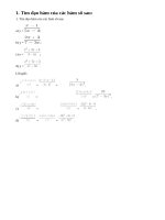 Bài 1 trang 168 sách giáo khoa Đại số và Giải tích 11
