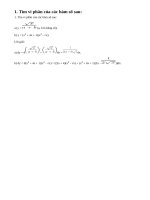 Bài 1 trang 171 sách giáo khoa Đại số và Giải tích 11