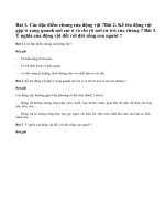 Bài 1, 2, 3 trang 12 sgk sinh học 7