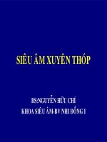 Siêu Âm Xuyên Thóp  BV Nhi Đồng 1