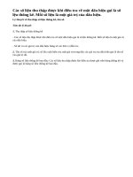 Lý thuyết về thu thập số liệu thống kê, tần số.