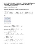 Bài 19 trang 68 - Sách giáo khoa toán 8 tập 2