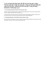 Lý thuyết. Các trường hợp bằng nhau của tam giác vuông