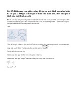 Bài 17 trang 117 - Sách giáo khoa toán 9 tập 2