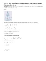 Bài 25 trang 119 - Sách giáo khoa toán 9 tập 2