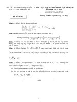 TỔNG hợp một số đề THI học SINH GIỎI TOÁN lớp 10 có đáp án 