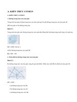 Lý thuyết tính chất ba đường trung trực của tam giác