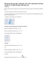 Lý thuyết. Hình nón - Hình nón cụt - Diện tích xung quanh và thể tích của hình nón, hình nón cụt