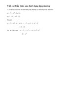 Bài 27 trang 14 sgk toán 8 tập 1