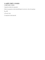 Lý thuyết diện tích xung quanh của hình chóp