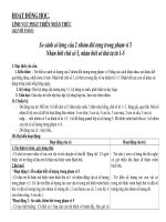 Giáo án mẫu giáo lớp 5t bài soạn tuần 25