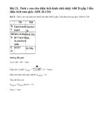 Bài 21 trang 122 sgk toán lớp 8 tập 1