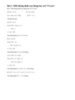 Bài 1 trang 37 sgk toán 8 tập 2