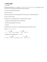 Lý thuyết bất phương trình bậc nhất một ẩn