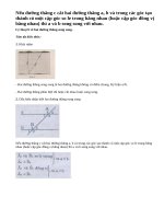 Lý thuyết về hai đường thẳng song song.