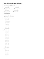 Bài 23 trang 46 sách giáo khoa toán 8 tập 1