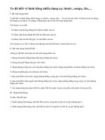 Lý thuyết dựng hình bằng thước và compa. Dựng hình thang