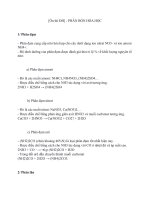 Phân bón trong hóa học