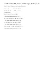 Bài 19 trang 47 sgk toán 8 tập 2