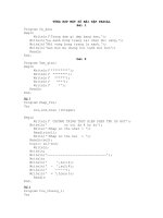 TỔNG hợp một số bài tập PASCAL