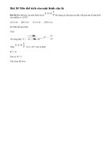 Bài 30 trang 124 - Sách giáo khoa toán 9 tập 2