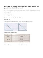 Bài 11 trang 119 sgk toán lớp 8 tập 1