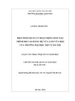 Biện pháp quản lý hoạt động đào tạo trình độ cao đẳng hệ vừa làm vừa học của trường đại học nội vụ hà nội 